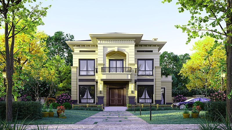 铁门关中式合院住宅，开放庭院与邻里乡亲更亲近